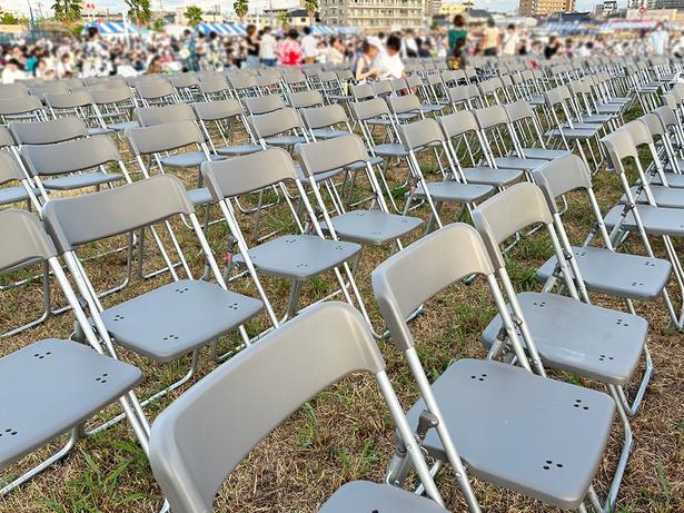 椅子席は2025年から指定席となっている※2024年大会時の様子