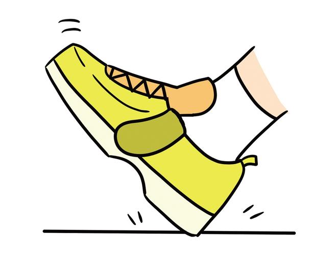 靴はかかとをトントンして履く イラスト／ nao　PIXTA