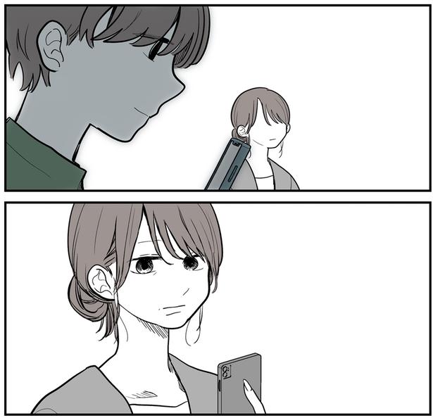 何かを察する母