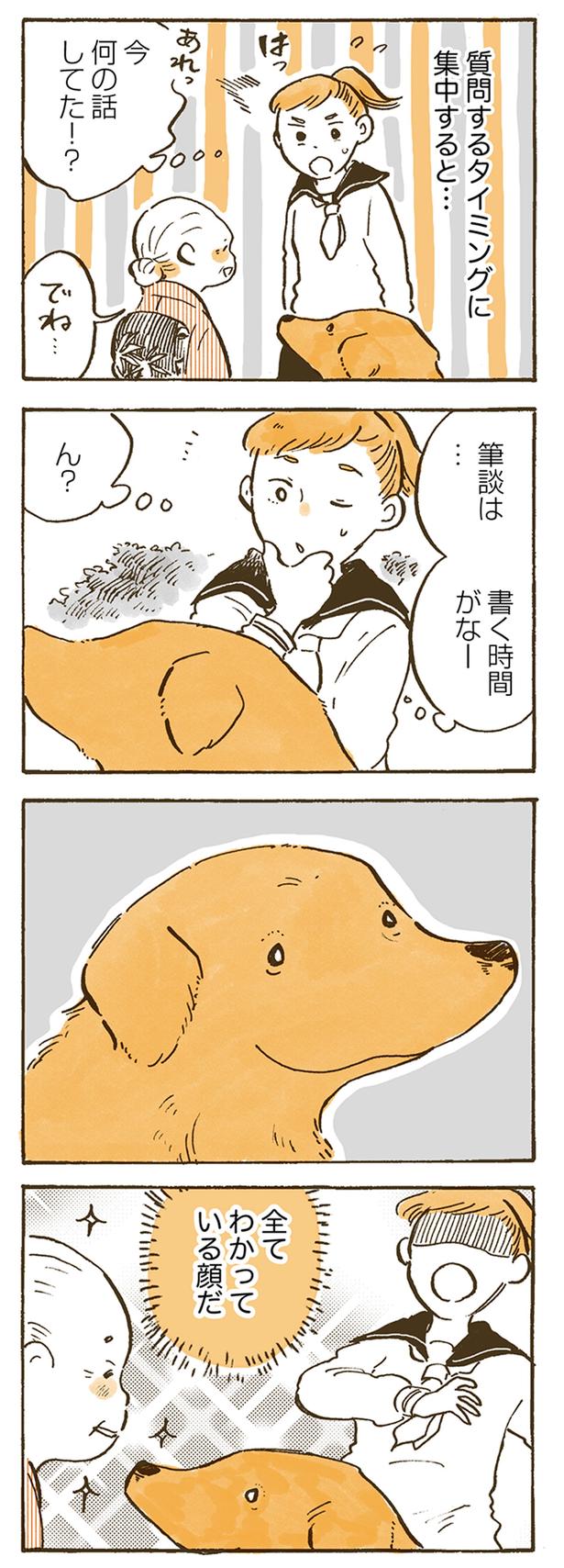 全てわかっている顔だ