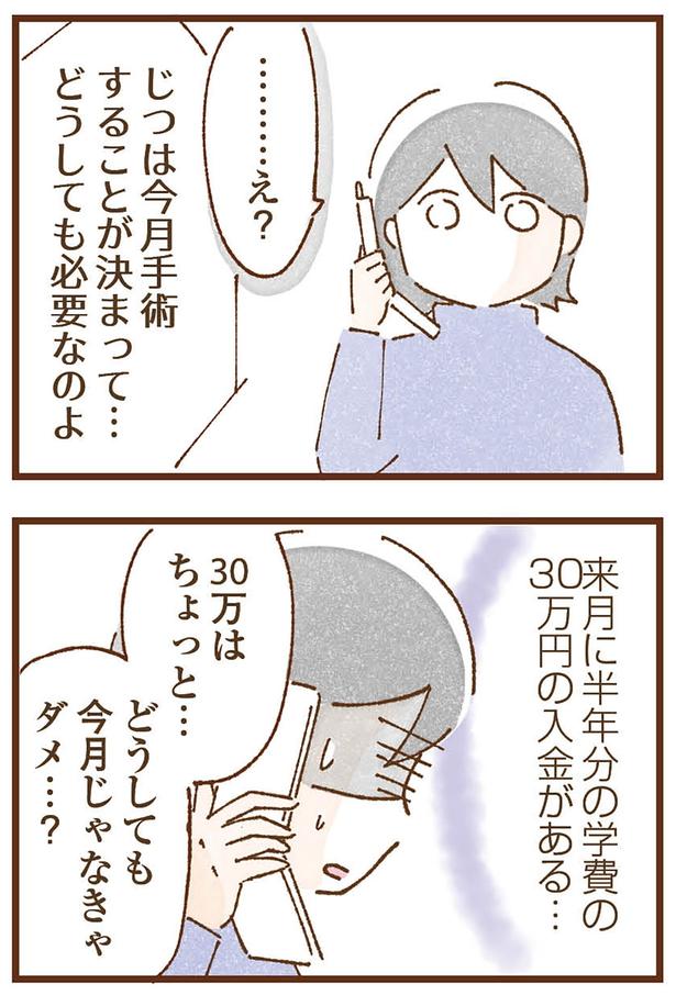 今月手術することが決まって… （C）米田幸代、いよかん／KADOKAWA