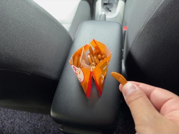 車の中でも食べやすい（▶次へ） 撮影／ひろ