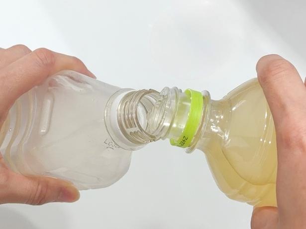 カルピスとりんごジュースを混ぜる（▶結果は…）