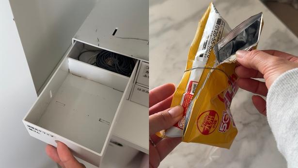 残ったお菓子や食品、湿気の多い季節になるとすぐに湿気てしまいませんか？
