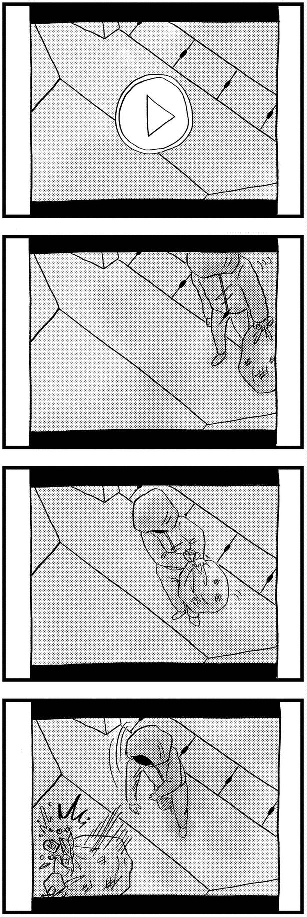 防犯カメラの映像には