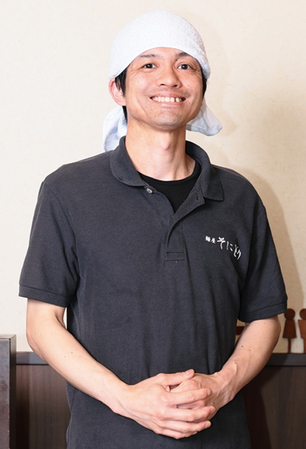 「麺屋そにどり」店主の北原さん 撮影＝EDWARD.K
