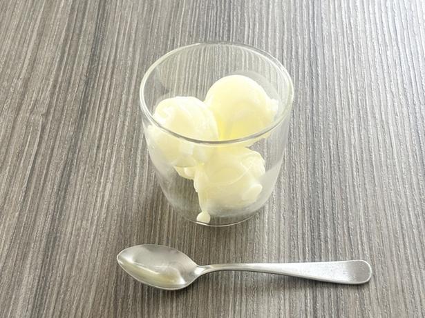 練乳をかけるとミルク氷も楽しめる（▶番外編へ） 撮影／なゆこ