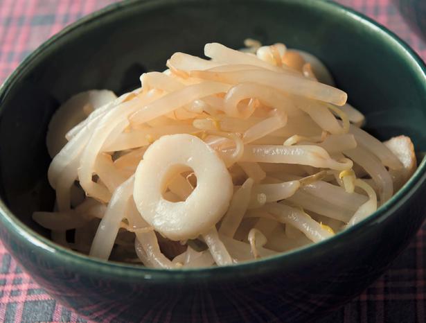 レンチン加熱でシャキッ！「ちくわともやしの甘酢あえ」