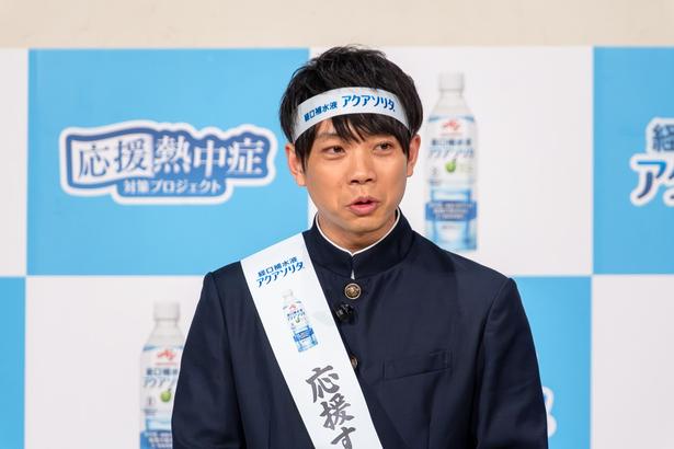 学生時代を振り返り、猛暑のなか応援してくれてた人たちに感謝の言葉を口にした前田さん