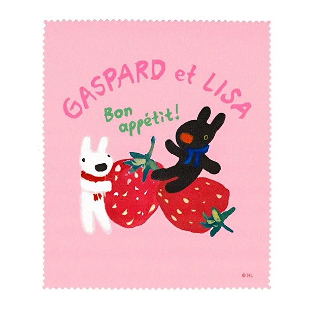 「ポリッシングクロス フルーツ(いちご)」(528円)