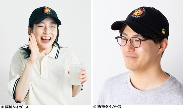 阪神タイガース×猫部 猛猫マークの刺しゅうキャップ