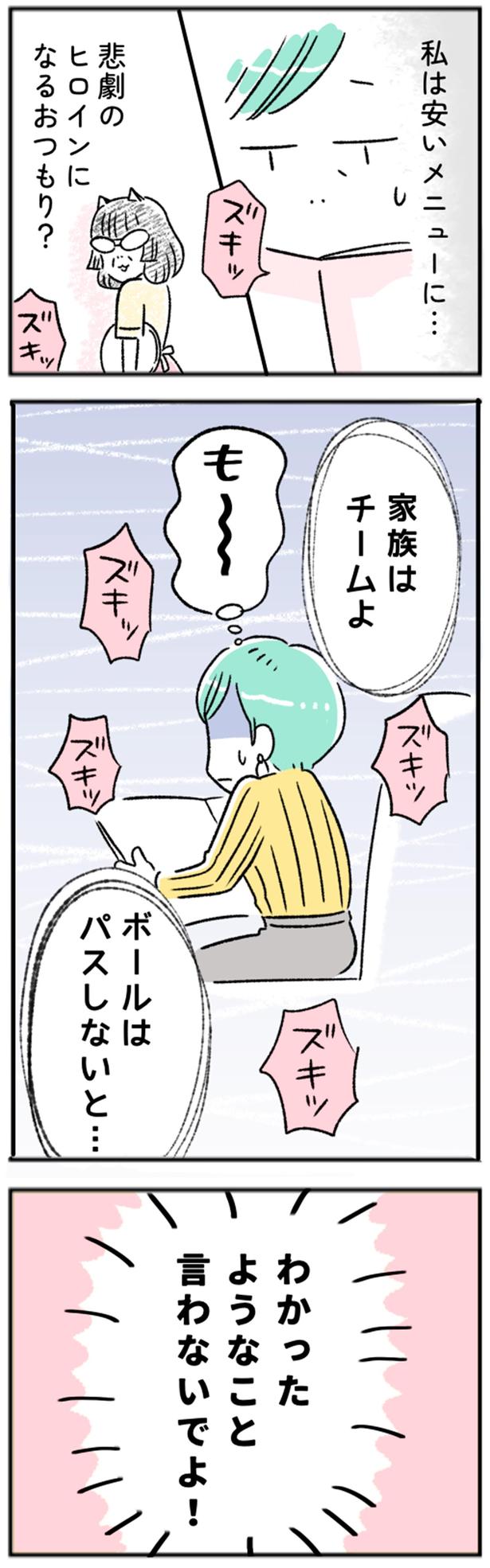 わかったようなこと言わないでよ！