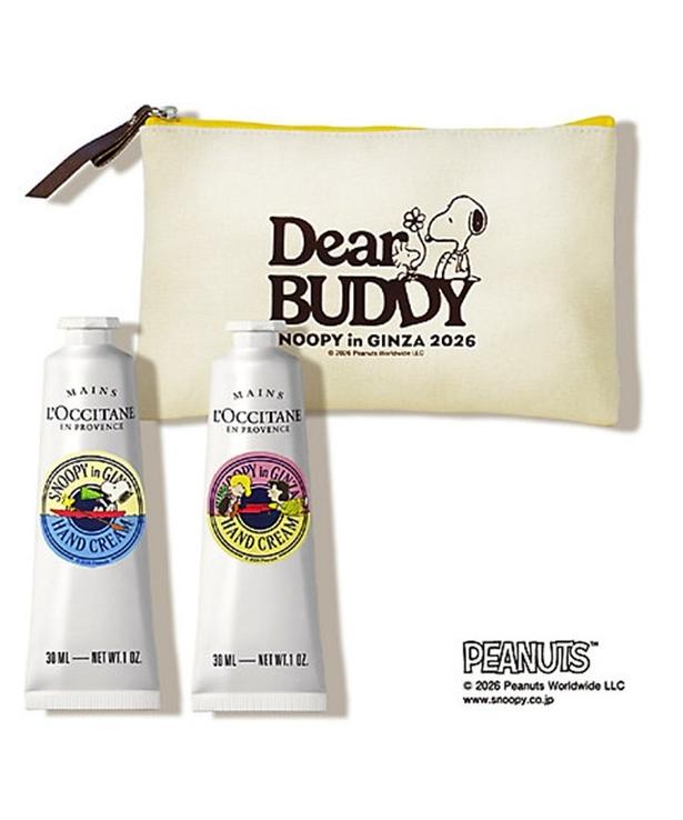 ＜ロクシタン＞「SNOOPY ベストセラーキット GINZA 2026 デュオ」(5280円)