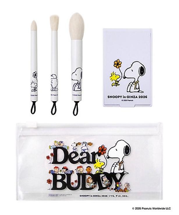 ＜白鳳堂＞「スヌーピー化粧筆セット」(1万3750円)