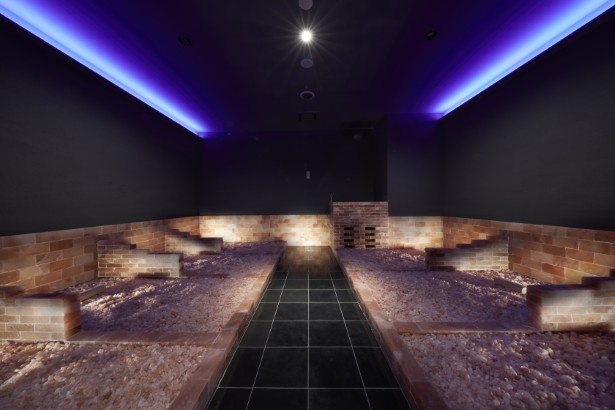 MINATO SPA 岩盤 TERRACEには3種類の岩盤浴がある