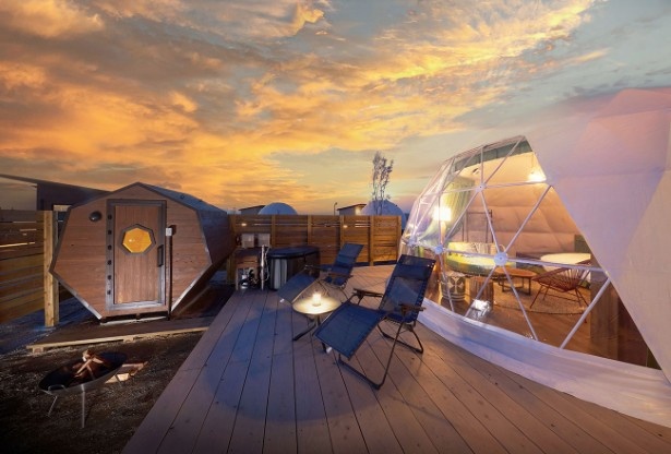 2026年2月にオープンした日本最大級のグランピングエリア「GRAX OCEAN VILLAGE」