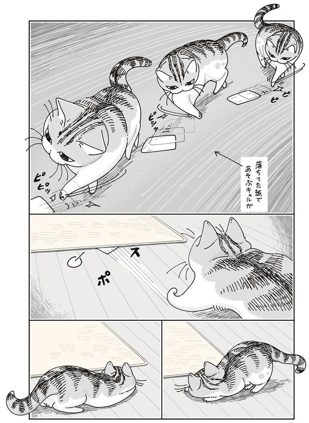 落ちてた紙で…