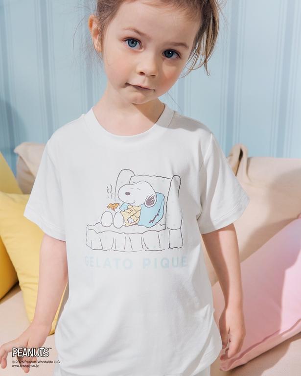「KIDS ワンポイントTシャツ(クリーム)」(4620円)