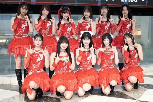 「MORE! MORE! EP」リリース記念イベントを池袋・サンシャインシティ噴水広場で行ったJuice=Juice