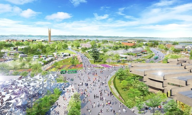 GREEN×EXPO 2027の会場イメージ図