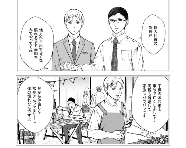 犯人を予想する漫画「仮門」P168