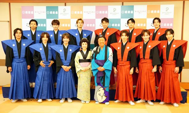 合同取材会に登壇した面々