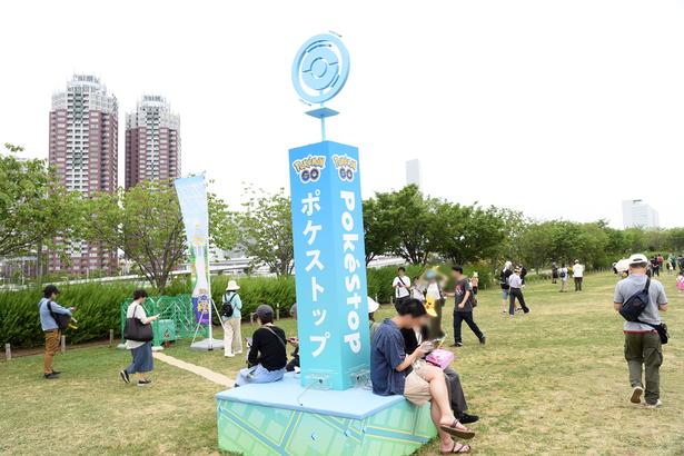 リアルに再現されたポケストップ