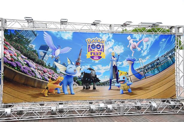 会場内のいたるところで、ポケモンたちがデザインされたフォトスポットが展開 撮影：ソムタム田井