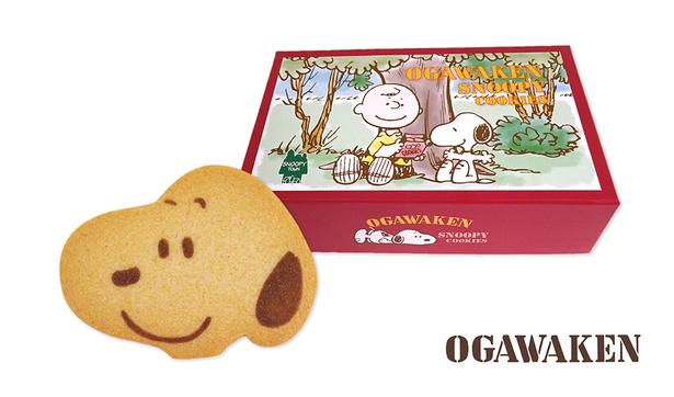 「【銀座三越限定】PEANUTS×巴裡 小川軒(新橋・目黒) コラボ スヌーピークッキー3枚入」(972円)