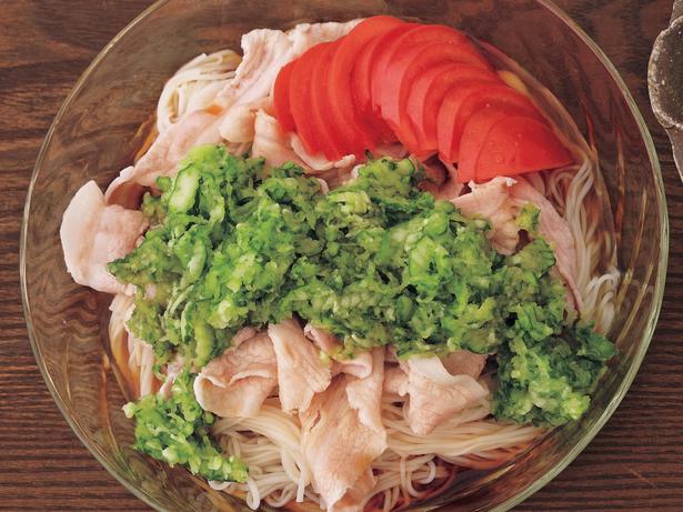 おろしきゅうりのそうめん レシピ考案/小林まさみ 撮影/木村拓