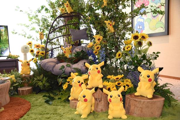 30匹のピカチュウが迎えてくれる「スイートステイ」の客室 撮影：ソムタム田井 (C)Pokémon. (C)Nintendo/Creatures Inc./GAME FREAK inc. ポケットモンスター・ポケモン・Pokémonは任天堂・クリーチャーズ・ゲームフリークの登録商標です。