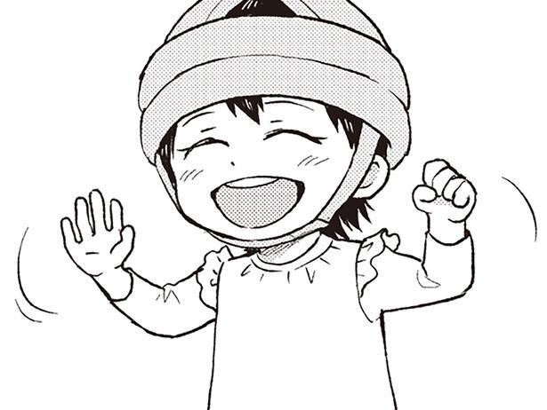 笑顔が絶えない女の子 （C）ハシモト、ほっかむりゆり子／KADOKAWA