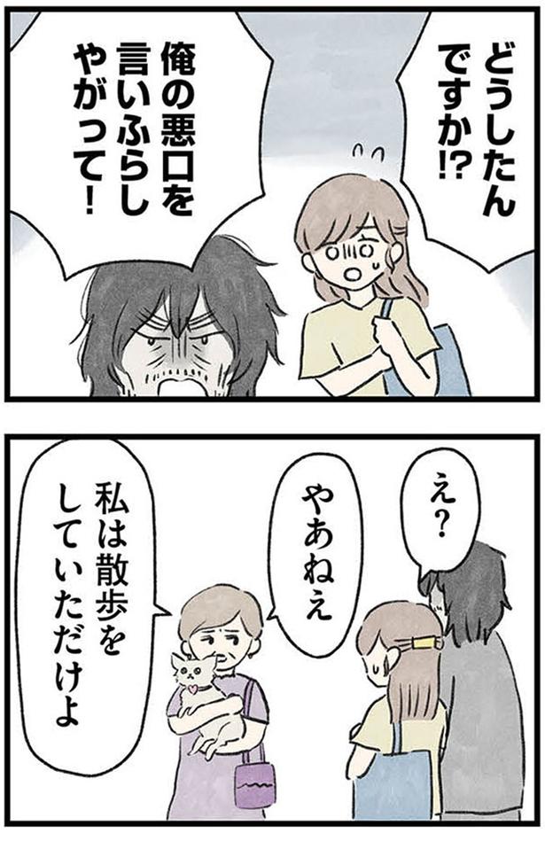 散歩をしていただけよ