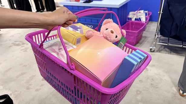 9問分のアイテムを選ぶとこんなにもカゴがぎっしり!