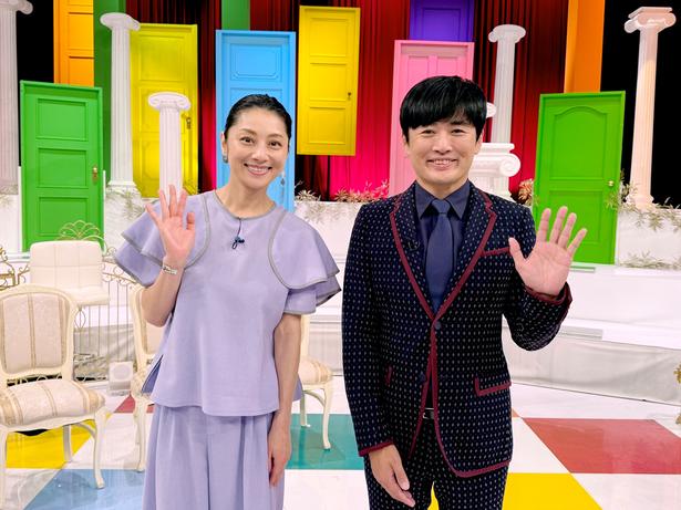 「栄子とひとりと知りすぎた人たち」でMCを務める小池栄子と劇団ひとり