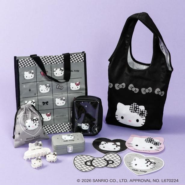 モノクロを基調とした大人っぽい印象のデザイン (C)2026 SANRIO CO., LTD. APPROVAL No.L670224