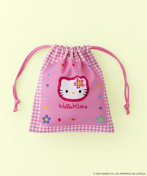 「巾着ポーチ」(330円) (C)2026 SANRIO CO., LTD. APPROVAL No.L670224