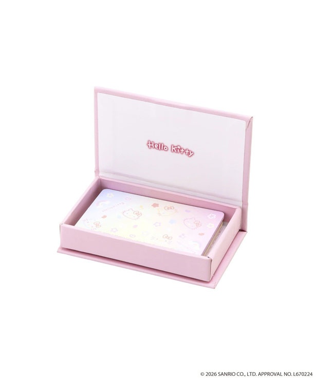 ケースを開けるとこんな感じ (C)2026 SANRIO CO., LTD. APPROVAL No.L670224