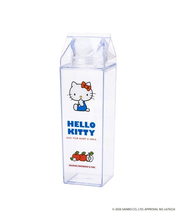 「牛乳パック風ボトル」(750ミリリットル、660円) (C)2026 SANRIO CO., LTD. APPROVAL No.L670224
