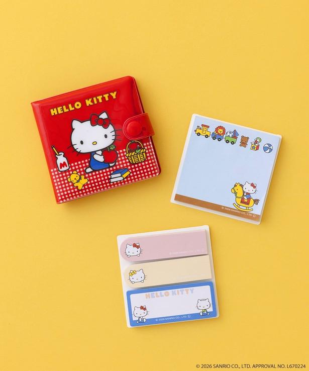 「布風付箋セット」(550円) (C)2026 SANRIO CO., LTD. APPROVAL No.L670224
