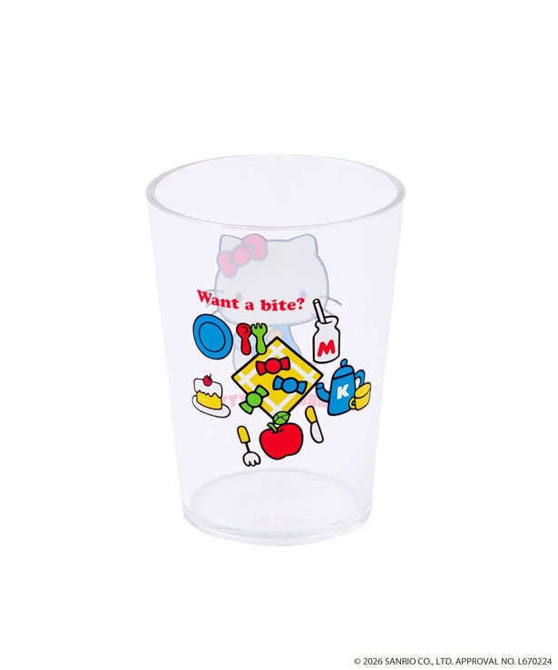 プラコップの裏面デザイン (C)2026 SANRIO CO., LTD. APPROVAL No.L670224