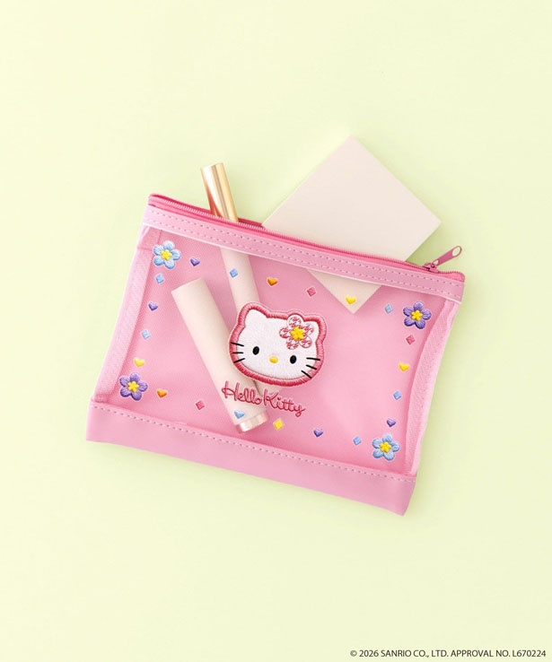 「メッシュポーチ」(660円) (C)2026 SANRIO CO., LTD. APPROVAL No.L670224