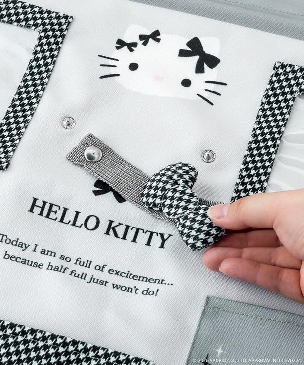 ベルト部分はボタン式で取り外せる (C)2026 SANRIO CO., LTD. APPROVAL No.L670224
