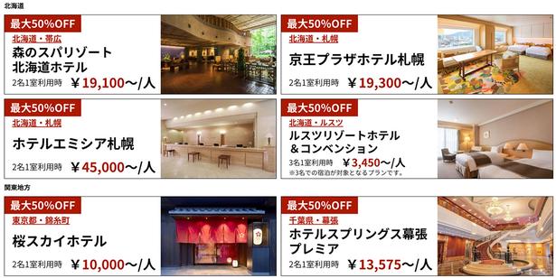 北海道のホテル Amazonより