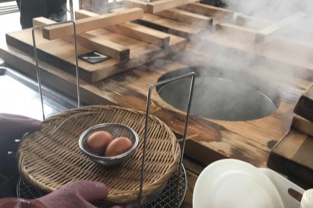 地獄蒸しは別府鉄輪に古くから伝わる食文化である