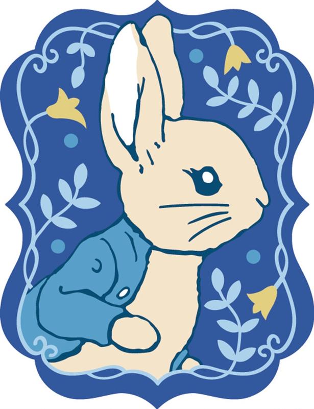 青いジャケットのピーターを刺しゅうで表現した「刺しゅうブローチ」(935円)
