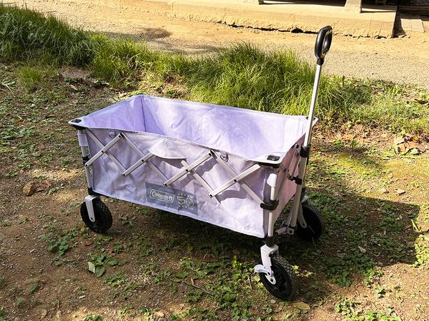 大きくてしっかりした車輪は、オフロードでの使い勝手もいい