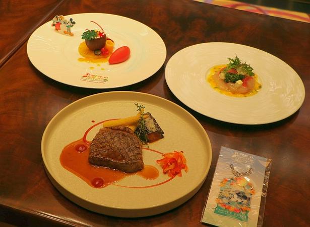 ディズニーアンバサダーホテル「エンパイア・グリル」の「“トロピカルサマーフェスティバル”スペシャルディナー」(写真は一部)