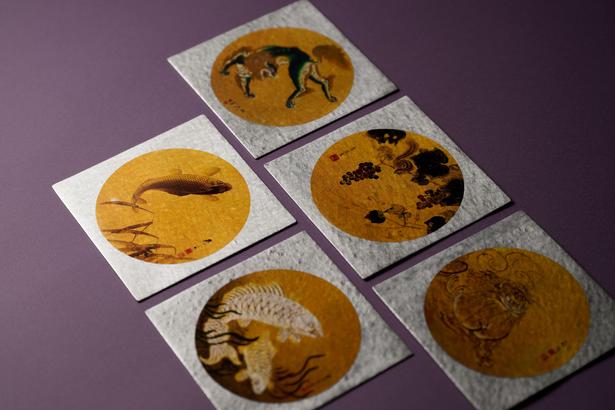天井絵セット(3万3000円)。1種類(各6600円)から購入可