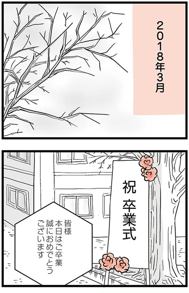 卒業式 (C)雪んこの日記、蓬田あんころぴぷぺ／KADOKAWA